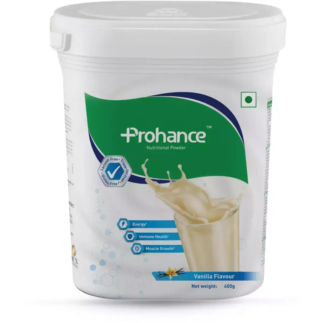 Prohance Complete Drink 400gm for Energy, Muscle Growth & Immunity | Flavour Powder Vanilla